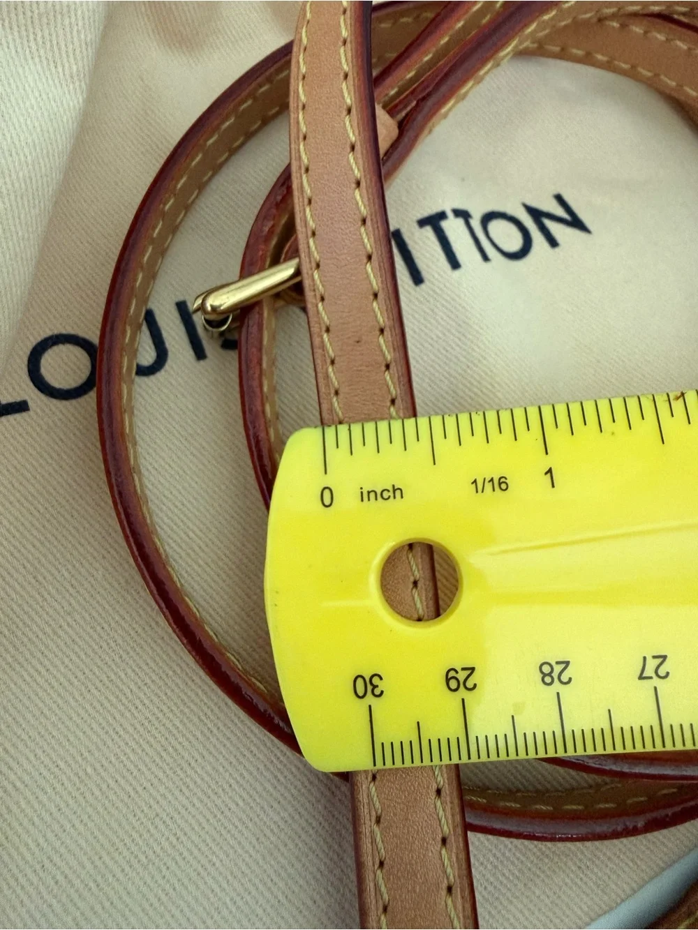🌹Authentic Louis Vuitton Crossbody Vachetta Strap 12mm - 48” length